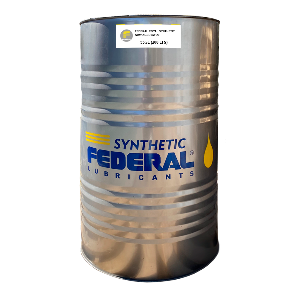 FEDERAL ROYAL SYNTHETIC ADVANCED 5W20 TAMBOR 1X55 GL