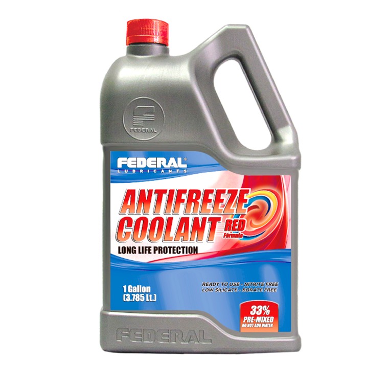 FEDERAL ANTIFREEZE COOLANT RED FORMULA 33% CAJA 6X1 GL