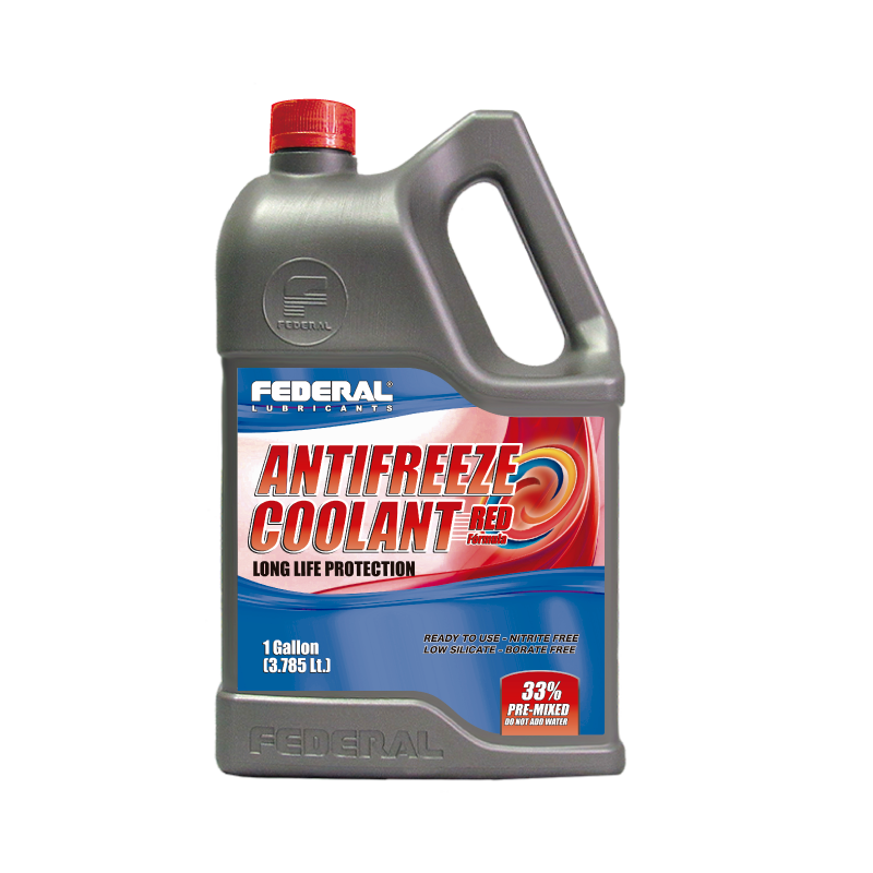 FEDERAL ANTIFREEZE COOLANT RED FORMULA 33% CAJA 6X1 GL