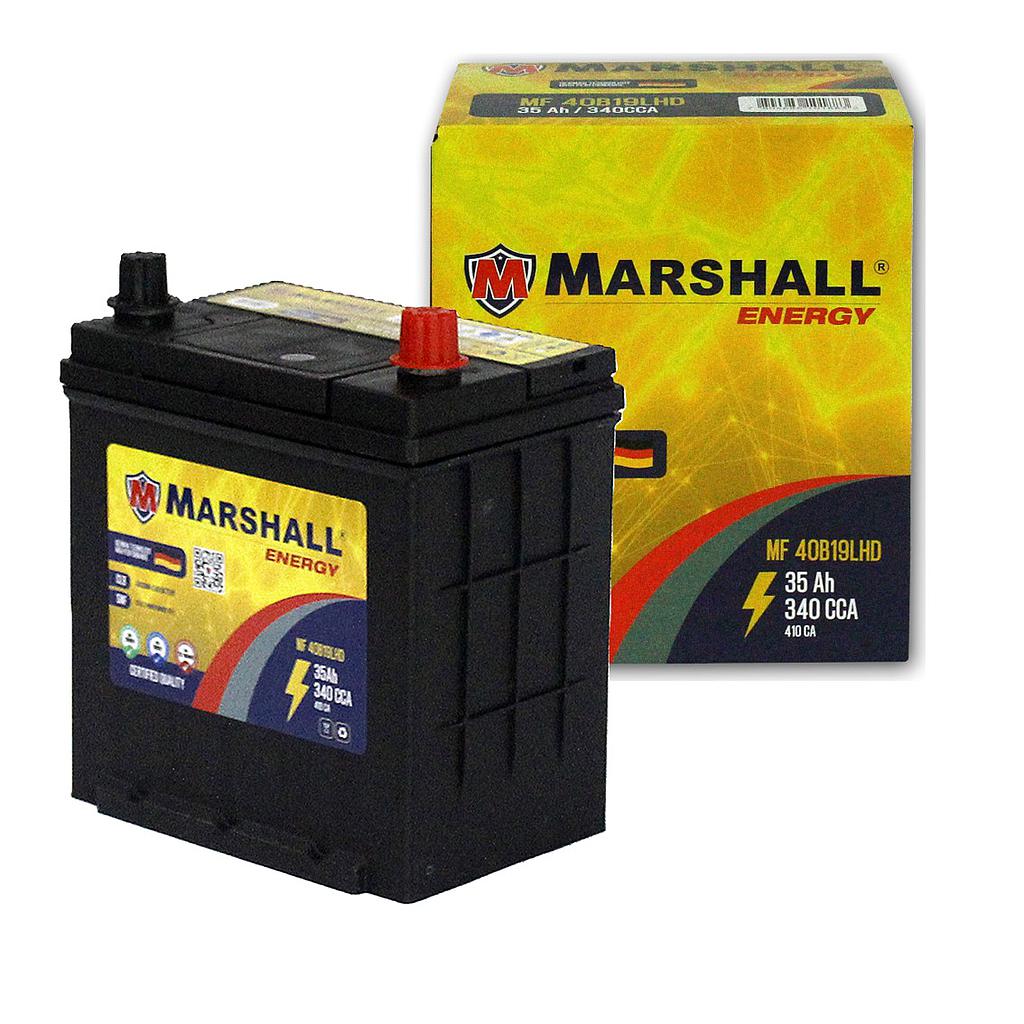 BATERIA MF40B19LHD 35 Ah, 340 CCA -CLASE 8, UN 2794
