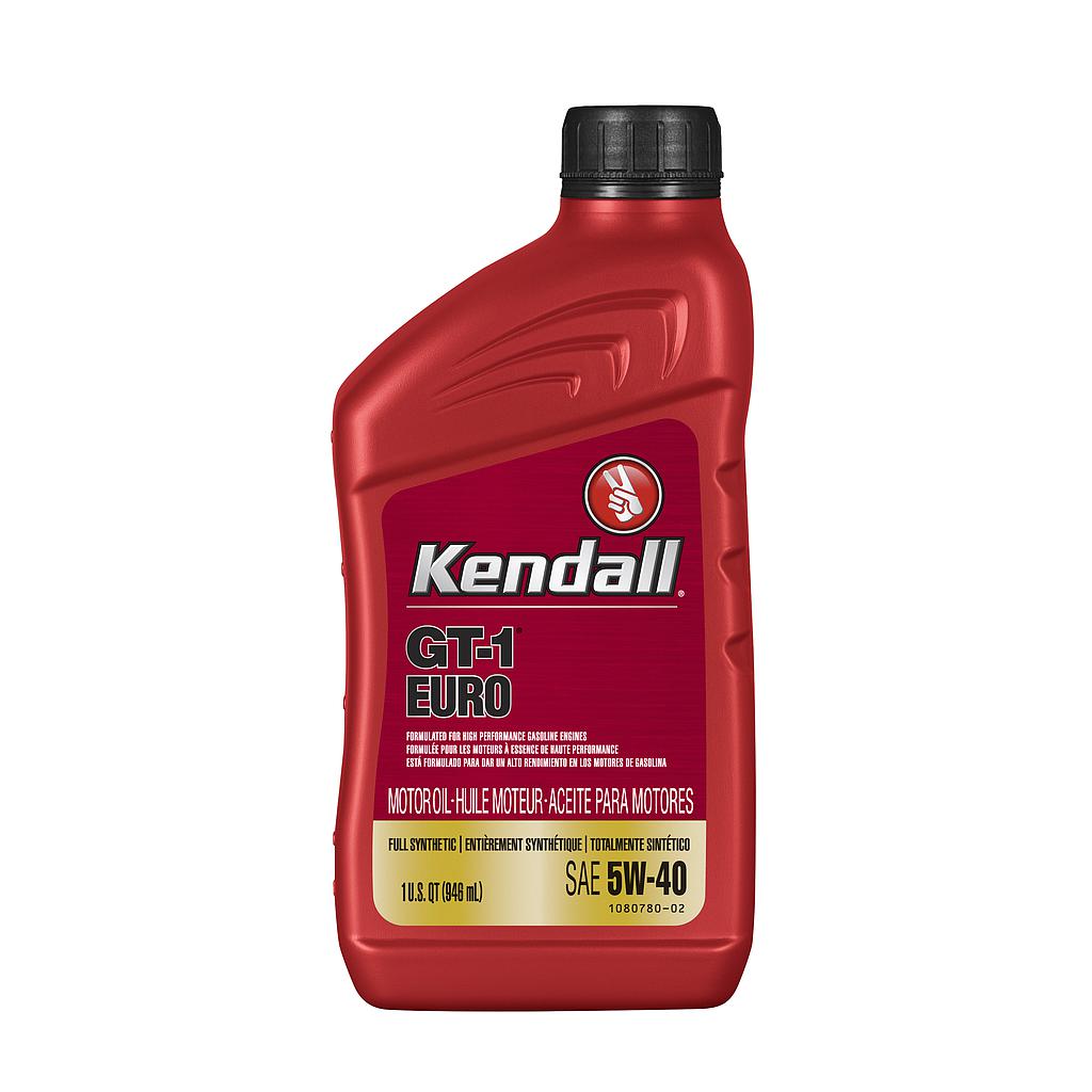 KENDALL GT-1 FULL SYN EURO 5W40 CAJA 12X1/4 GL
