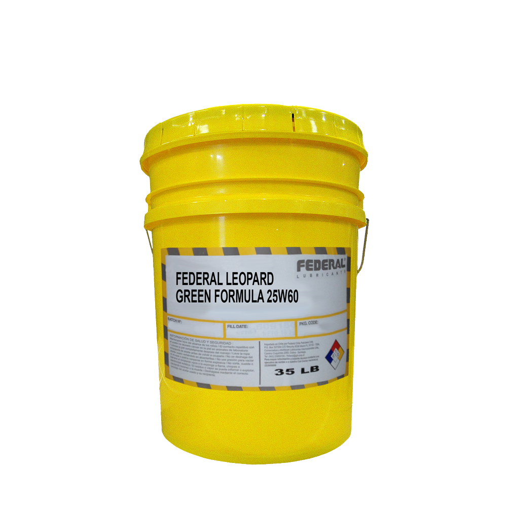 FEDERAL LEOPARD GREEN FORMULA 25W60 BALDE 1X5 GL