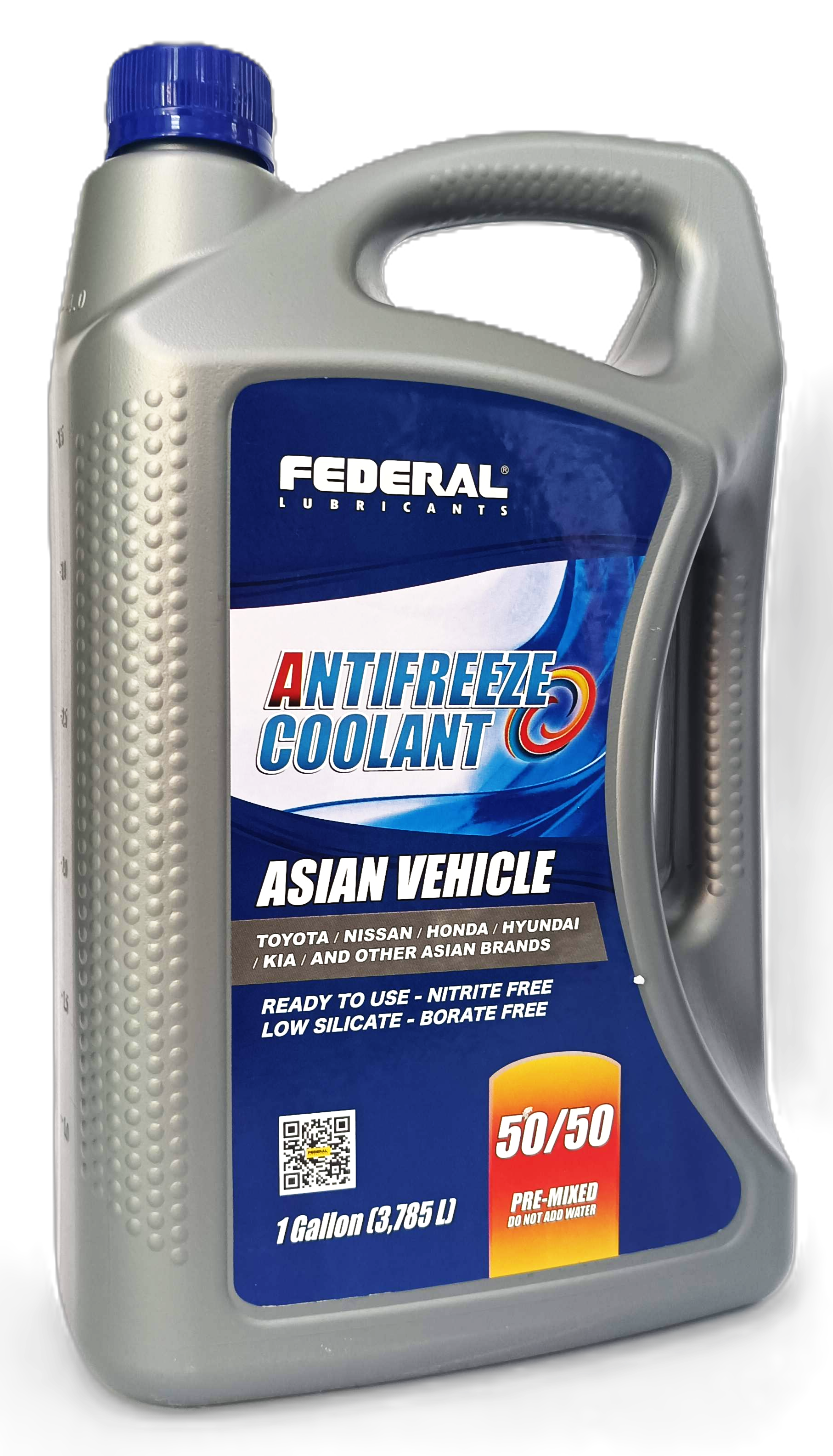 FEDERAL ANTIFREEZE COOLANT BLUE FORMULA 50/50 CAJA 3X1 GL