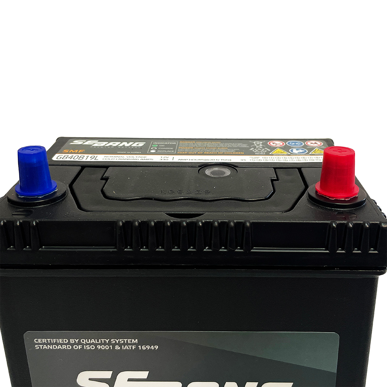 SEBANG GB40B19FL CLASE 8 UN2794-35 Ah 330 CCA