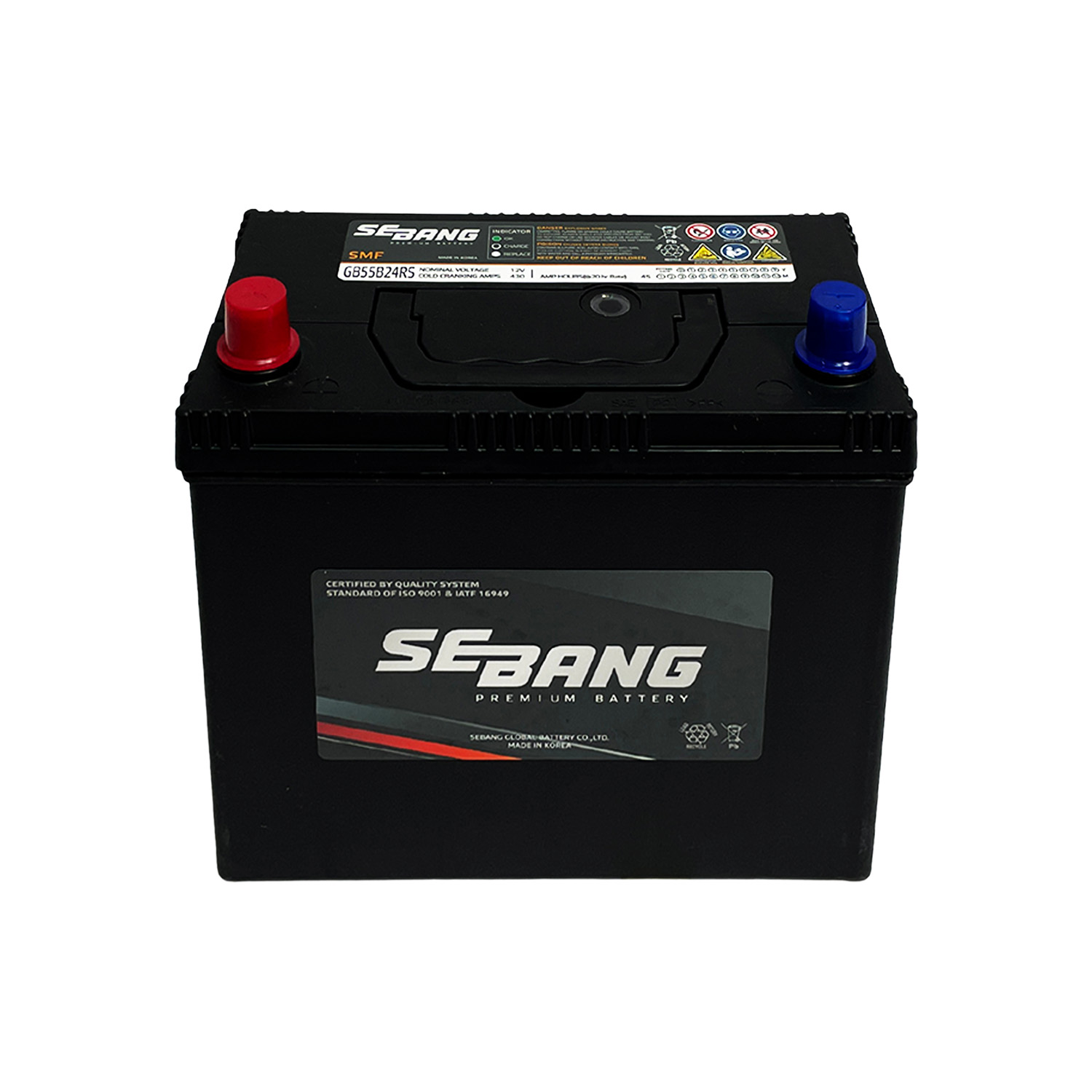 SEBANG GB55B24RS CLASE 8 UN2794-45Ah 430CCA