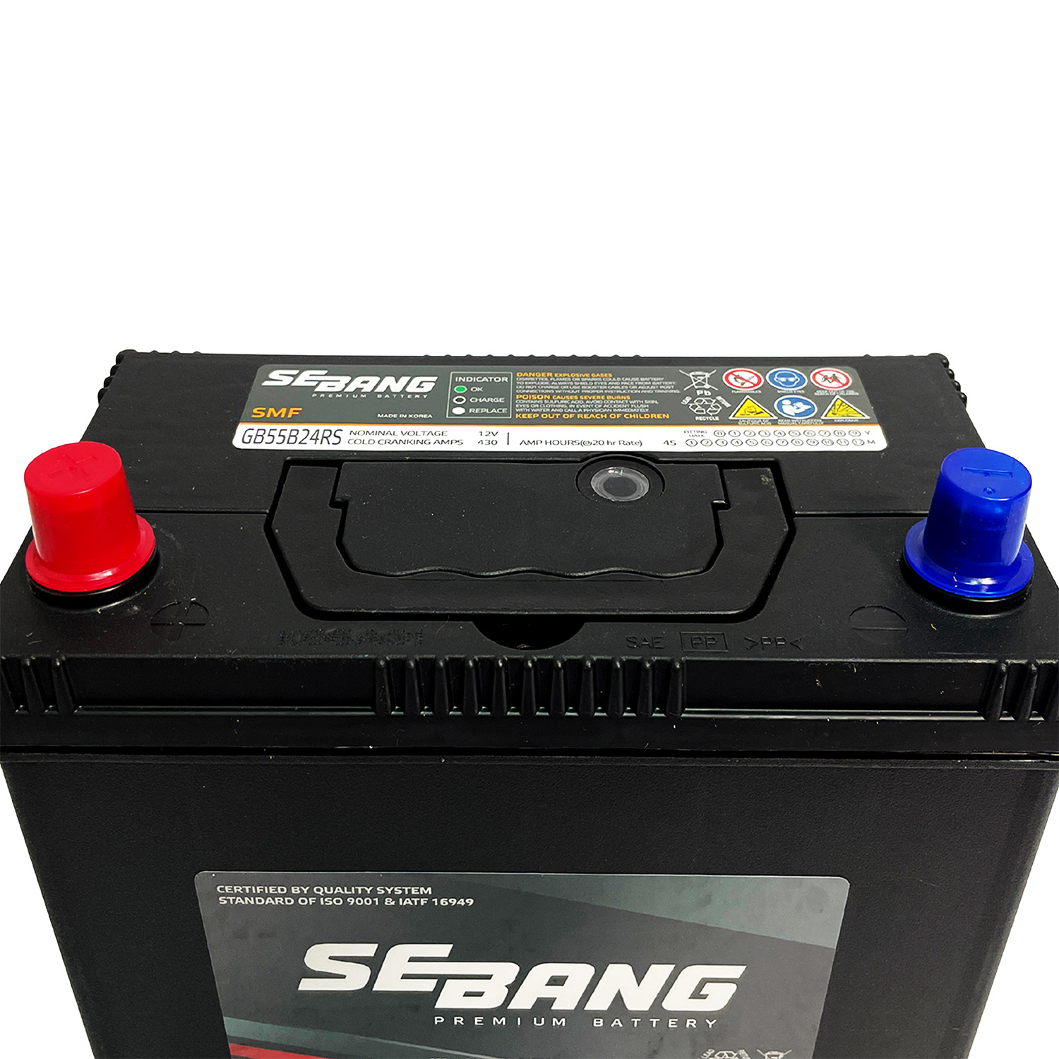 SEBANG GB55B24RS CLASE 8 UN2794-45Ah 430CCA