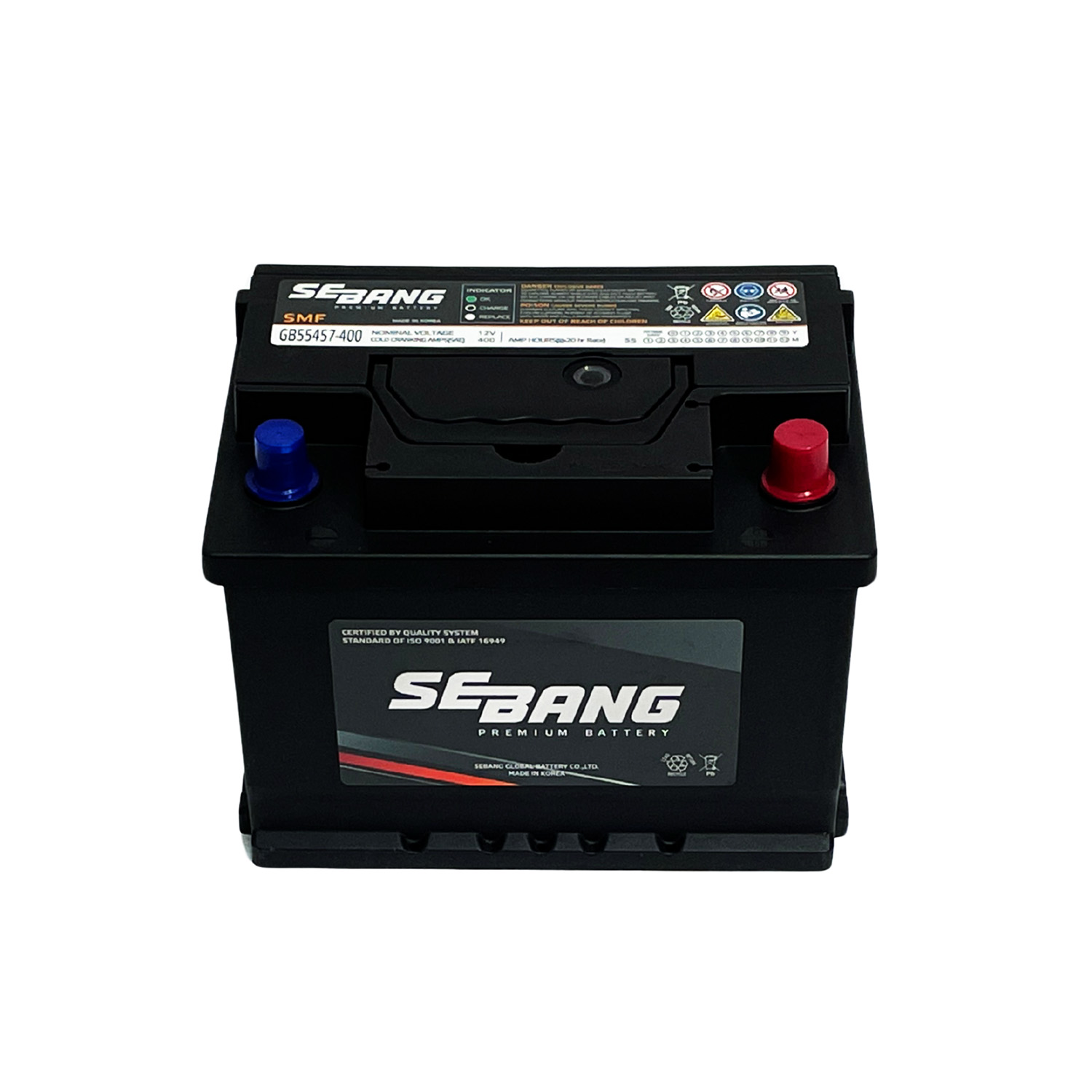 SEBANG GB55457-400 CLASE 8 UN2794-55Ah 400CCA