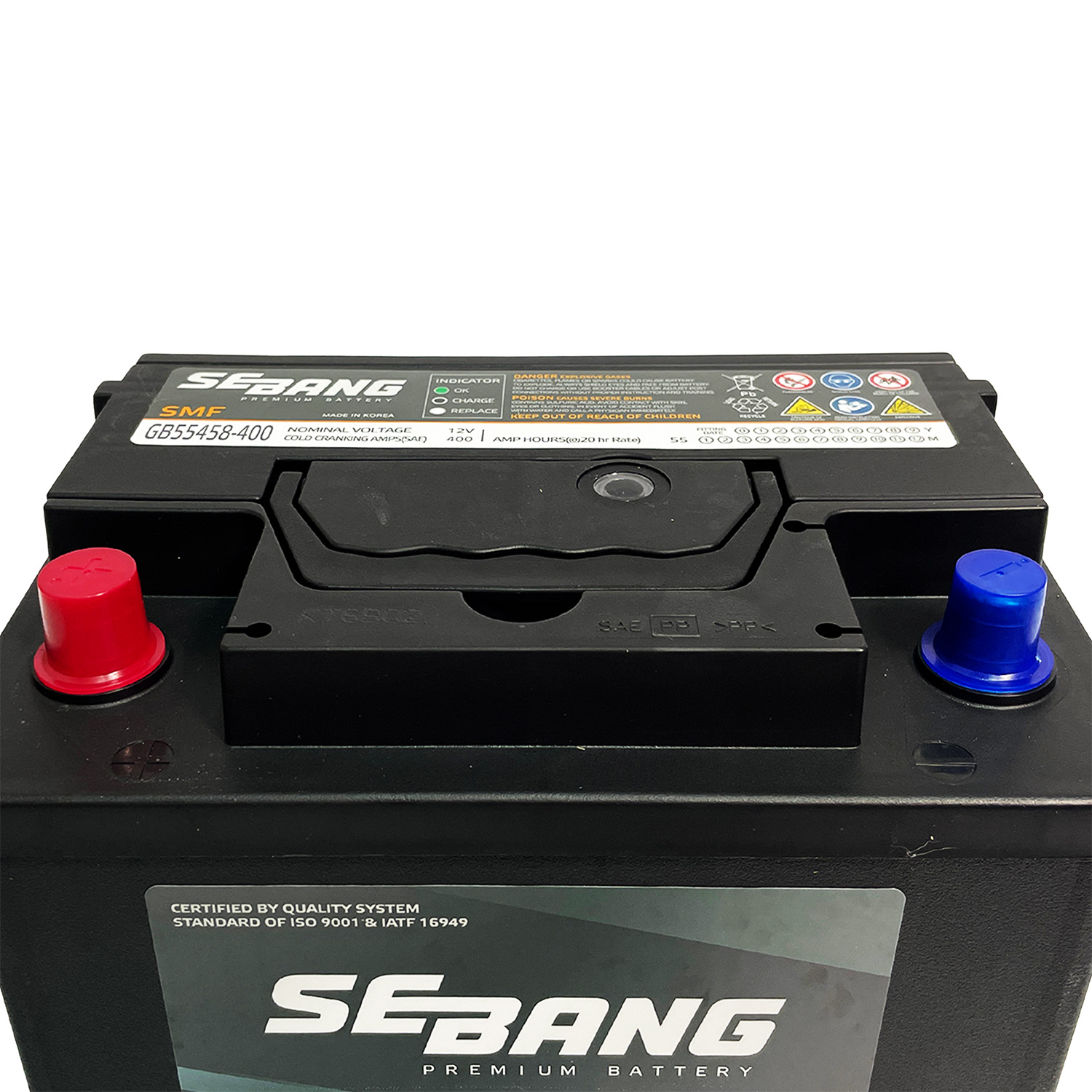 SEBANG GB55458-400 CLASE 8 UN2794-55Ah 400CCA