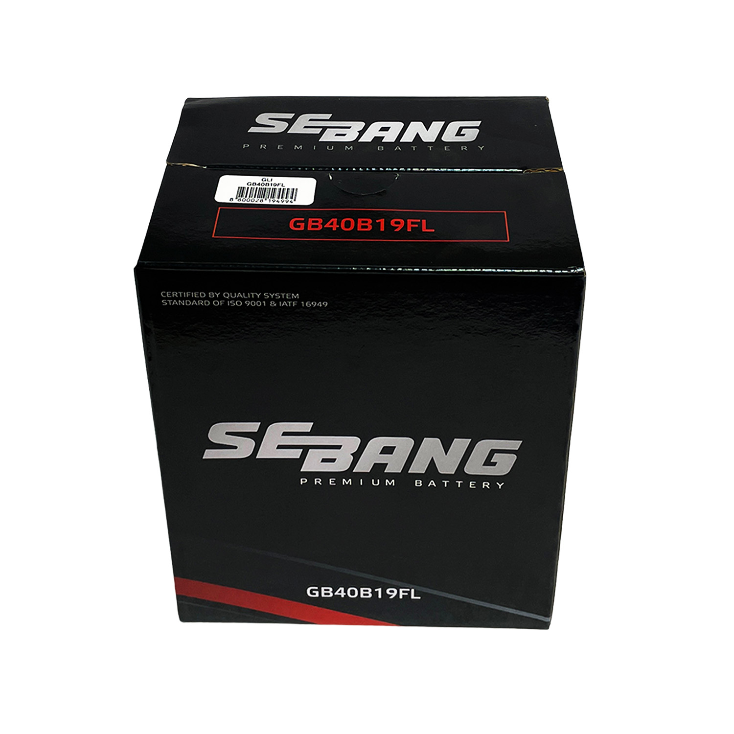 SEBANG GB40B19FL CLASE 8 UN2794-35 Ah 330 CCA