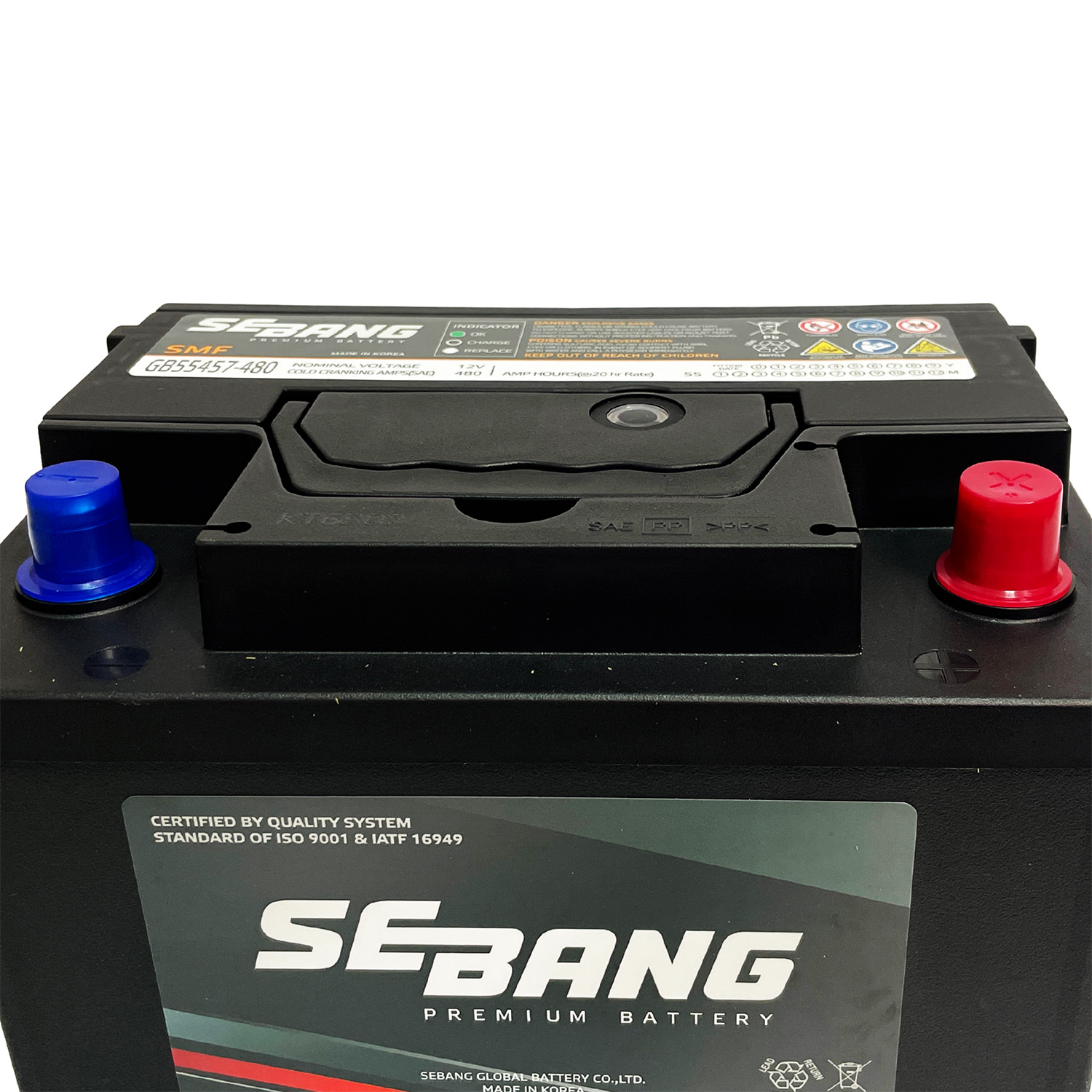 SEBANG GB55457-480 CLASE 8 UN2794-55Ah 480CCA