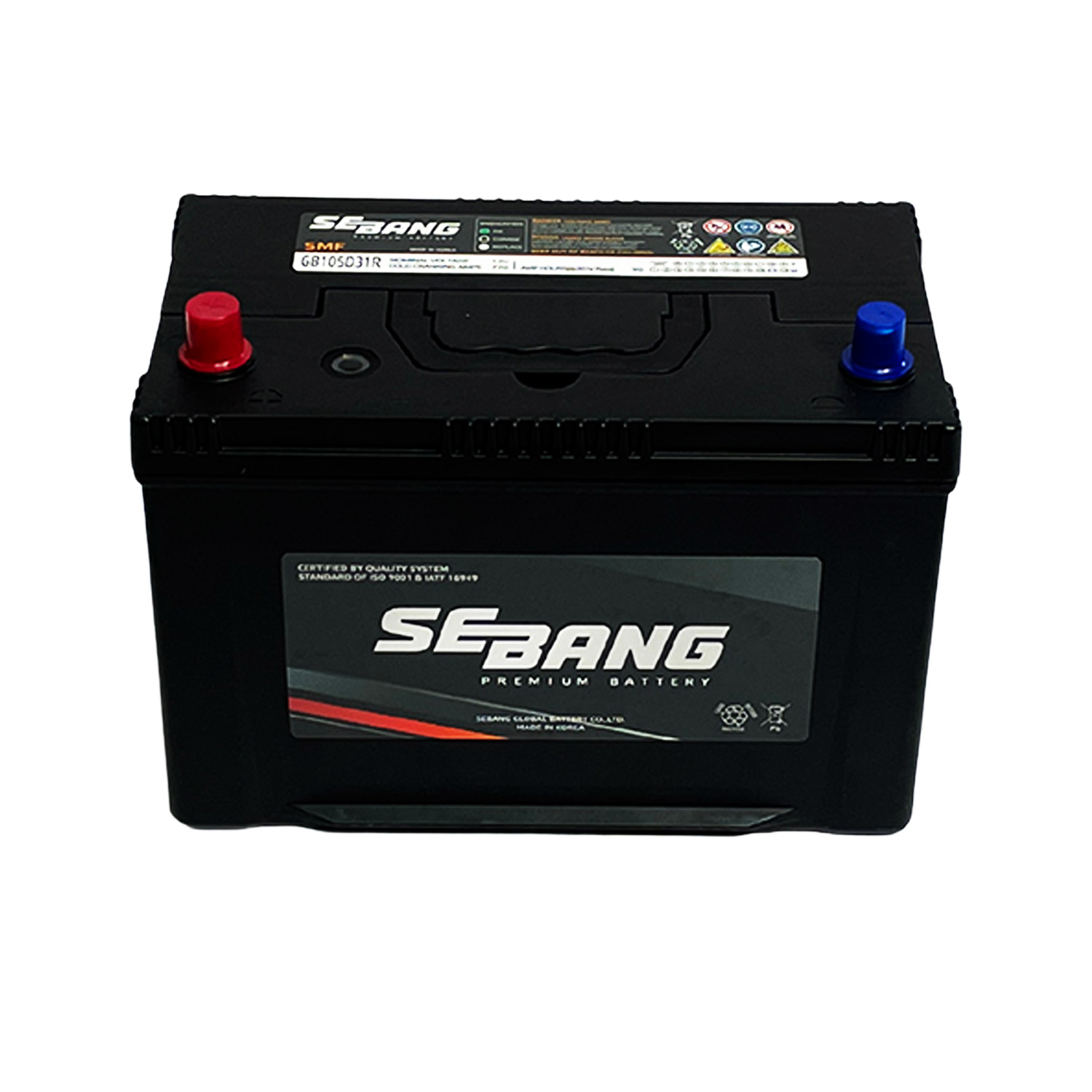 SEBANG GB105D31R CLASE 8 UN2794-90Ah 770CCA