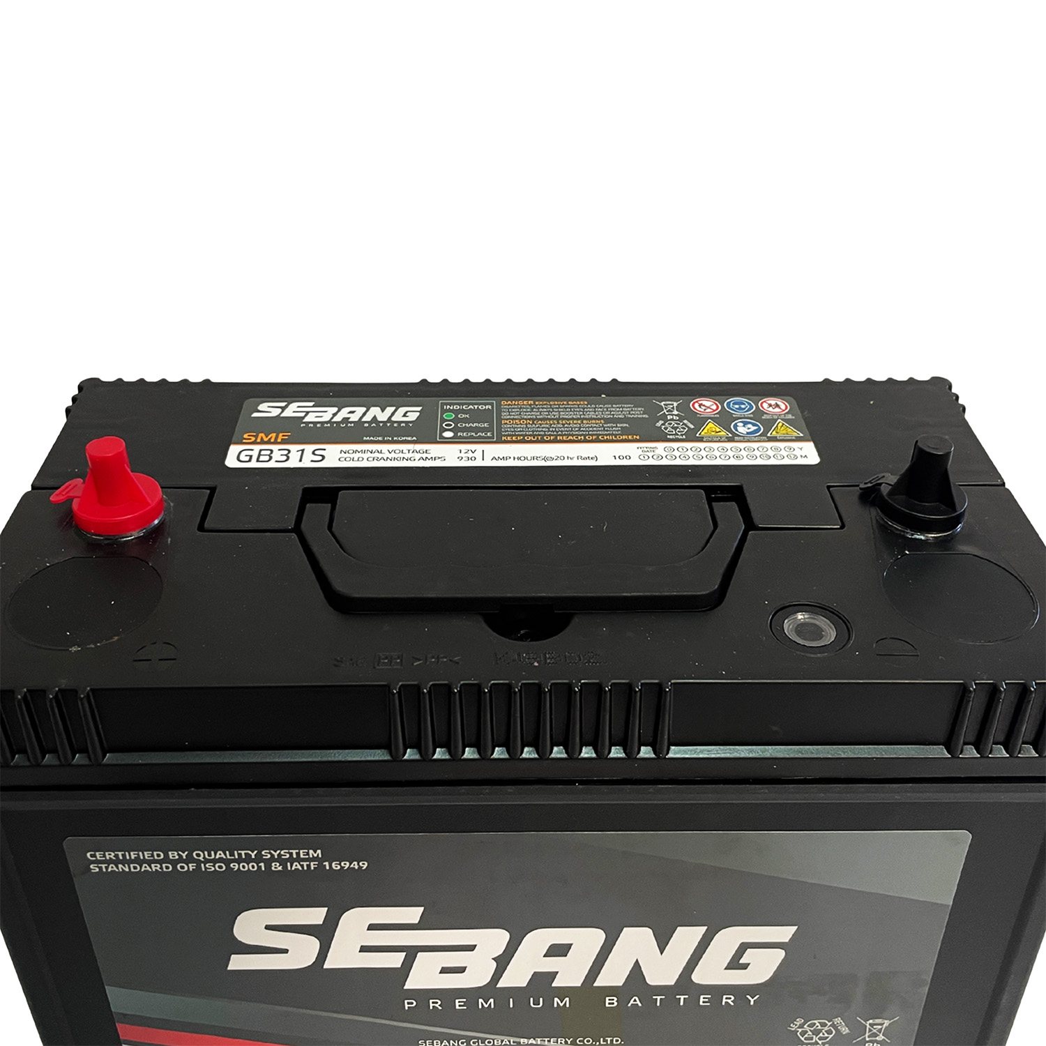 SEBANG GB31S CLASE 8 UN2794-100Ah 930CCA