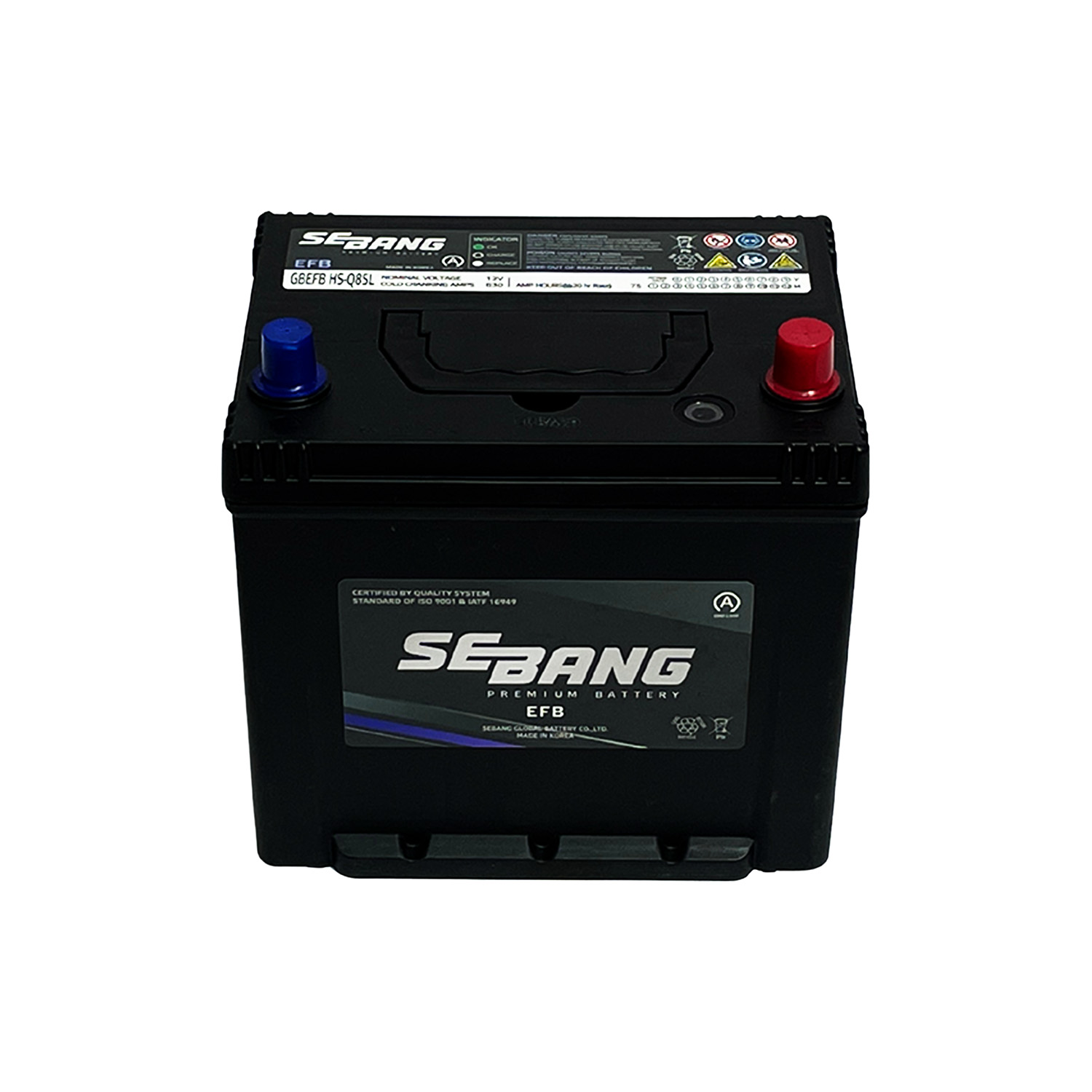 SEBANG EFB HS-Q85L CLASE 8 UN2794-75Ah 630CCA