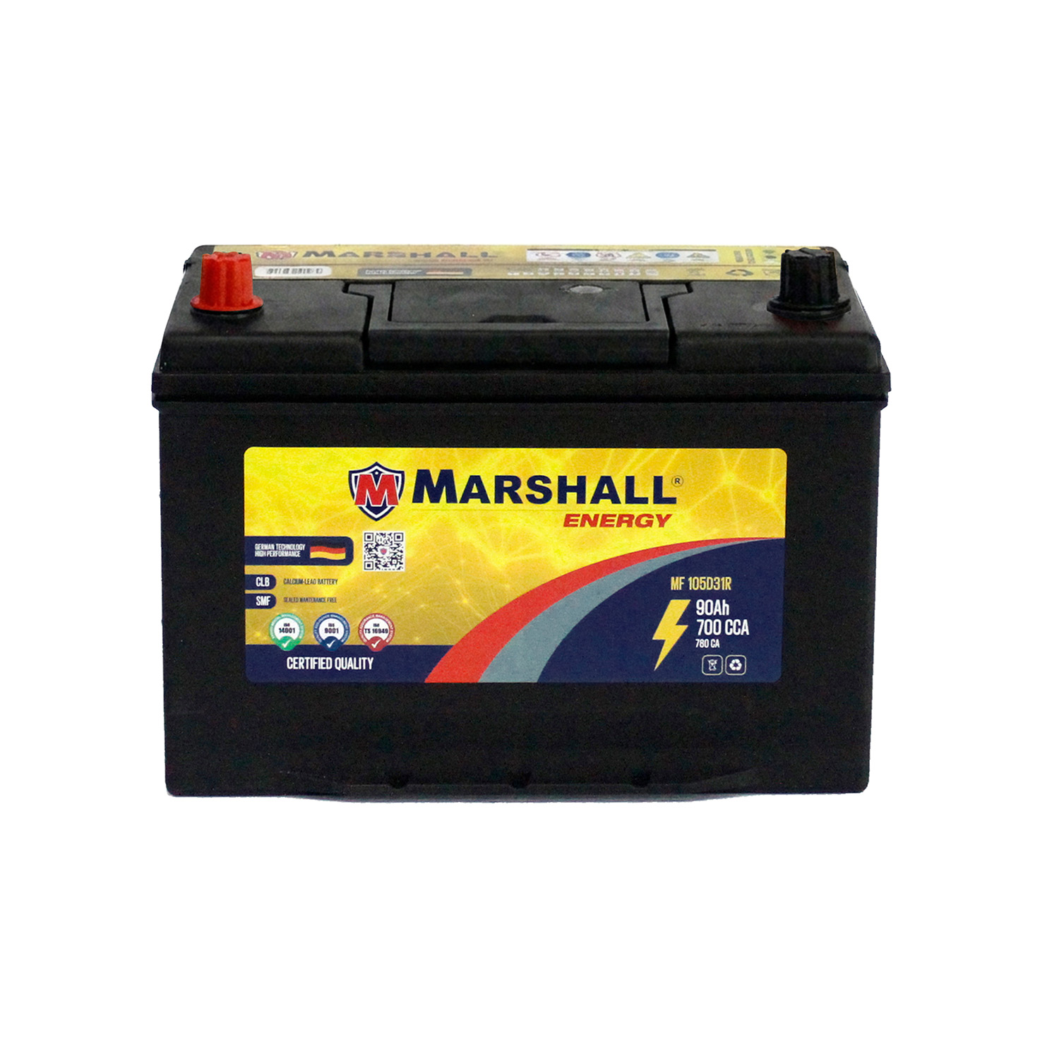 MARSHALL MF105D31R CLASE 8 UN2794-90Ah 700CCA