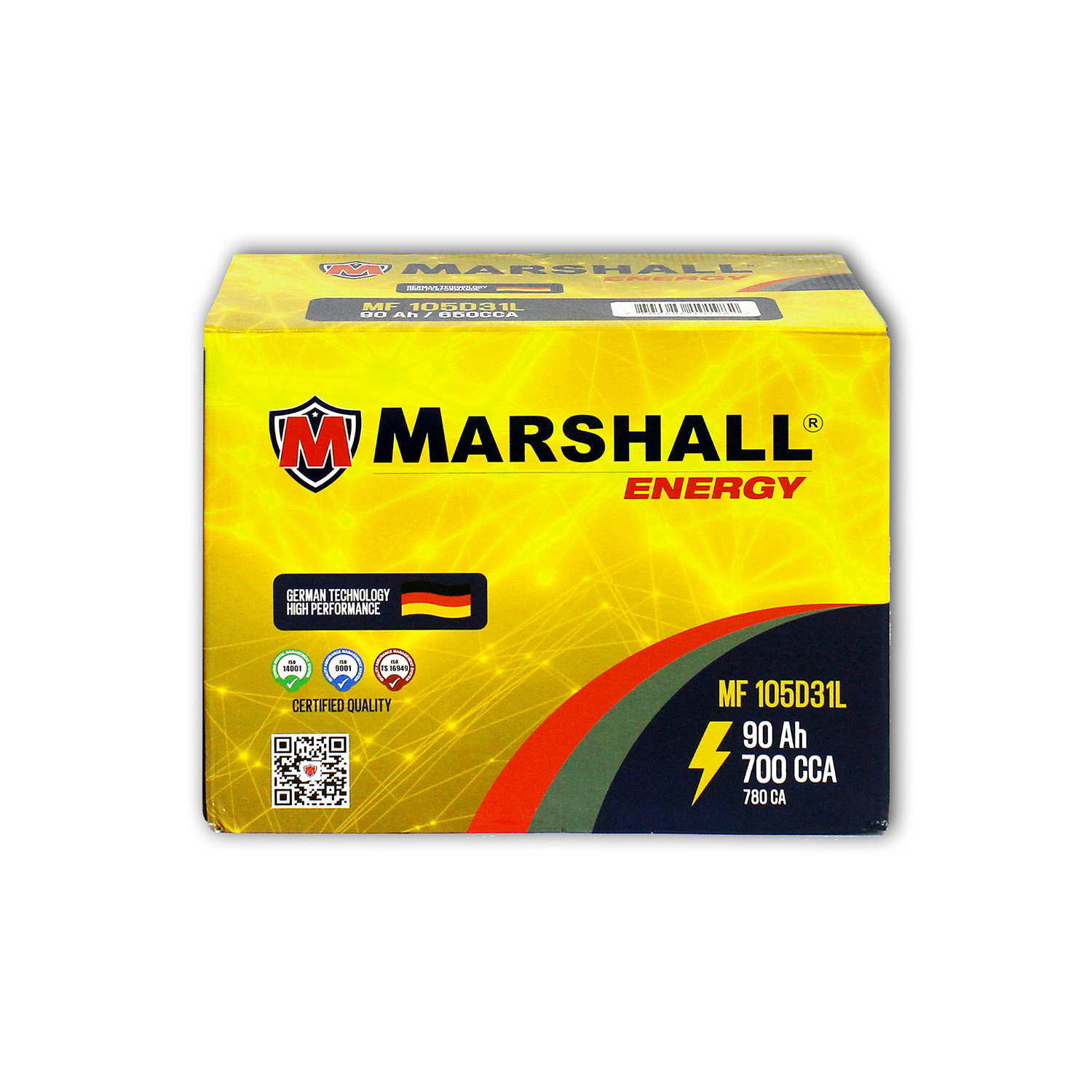 MARSHALL MF105D31L CLASE 8 UN2794-90Ah 700CCA