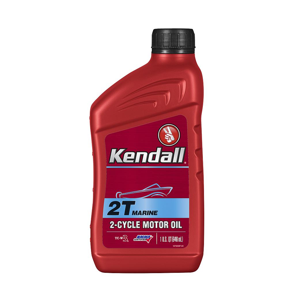 KENDALL MARINE 2 CYCLE MOTOR OIL CAJA 12X1/4 GL