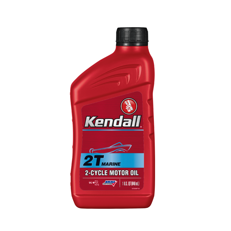 KENDALL MARINE 2 CYCLE MOTOR OIL CAJA 12X1/4 GL