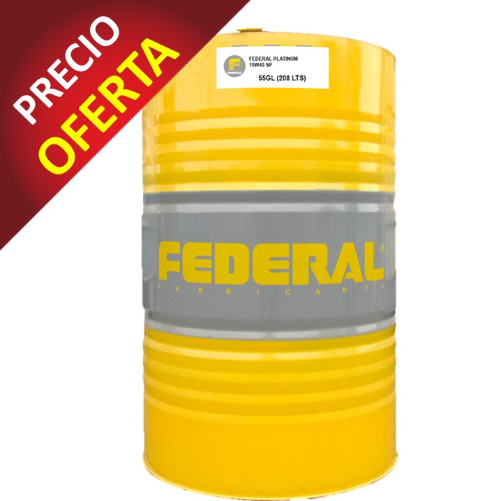 FEDERAL PLATINUM 10W40 SP TAMBOR 1X55 GL
