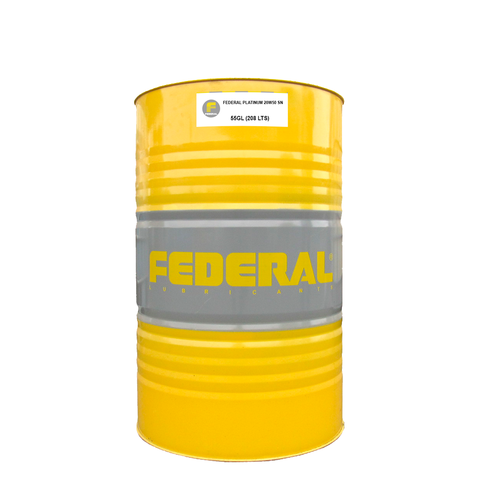 FEDERAL PLATINUM 20W50 TAMBOR 1X55 GL