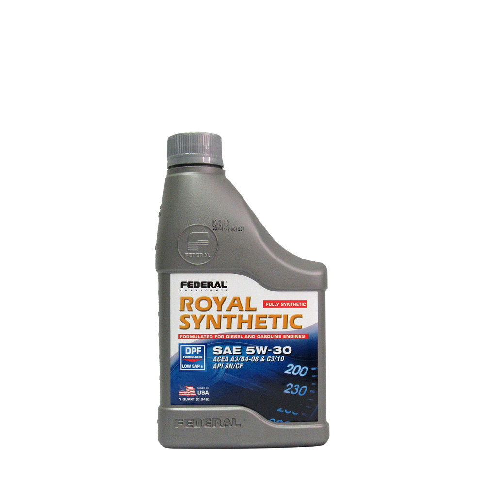 FEDERAL ROYAL SYNTHETIC 5W30 CAJA 12X1/4 GL