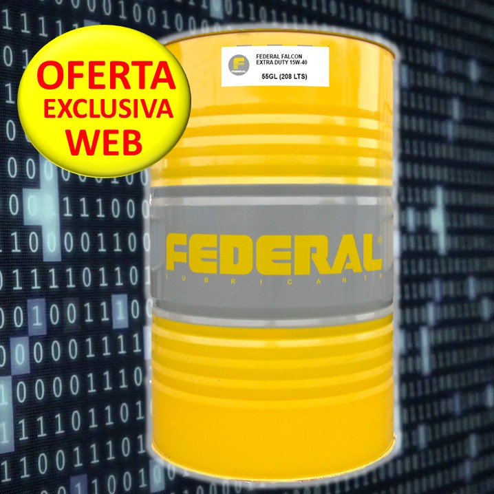 FEDERAL FALCON HD 15W40 CI-4 TAMBOR 1X55 GL
