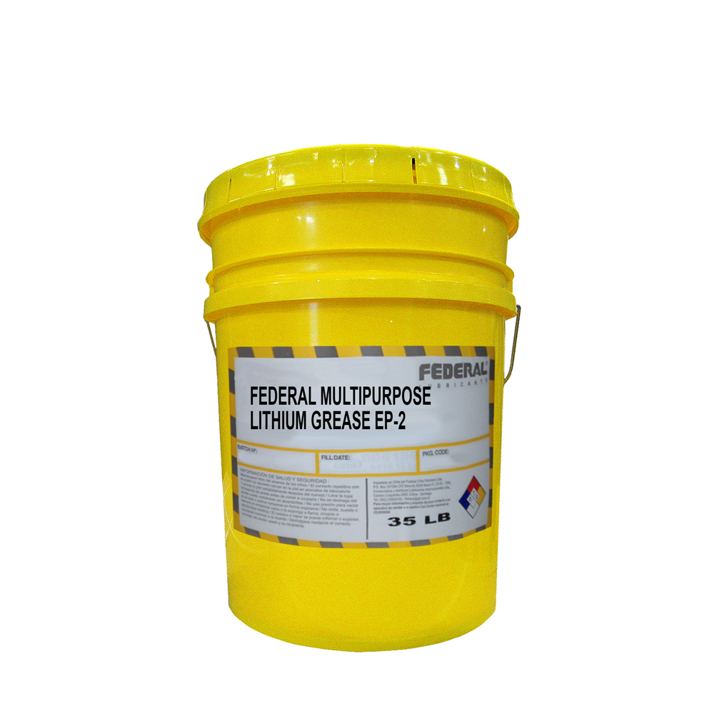 FEDERAL MULTIPURPOSE LITHIUM GREASE EP-2 BALDE 1X35 LB