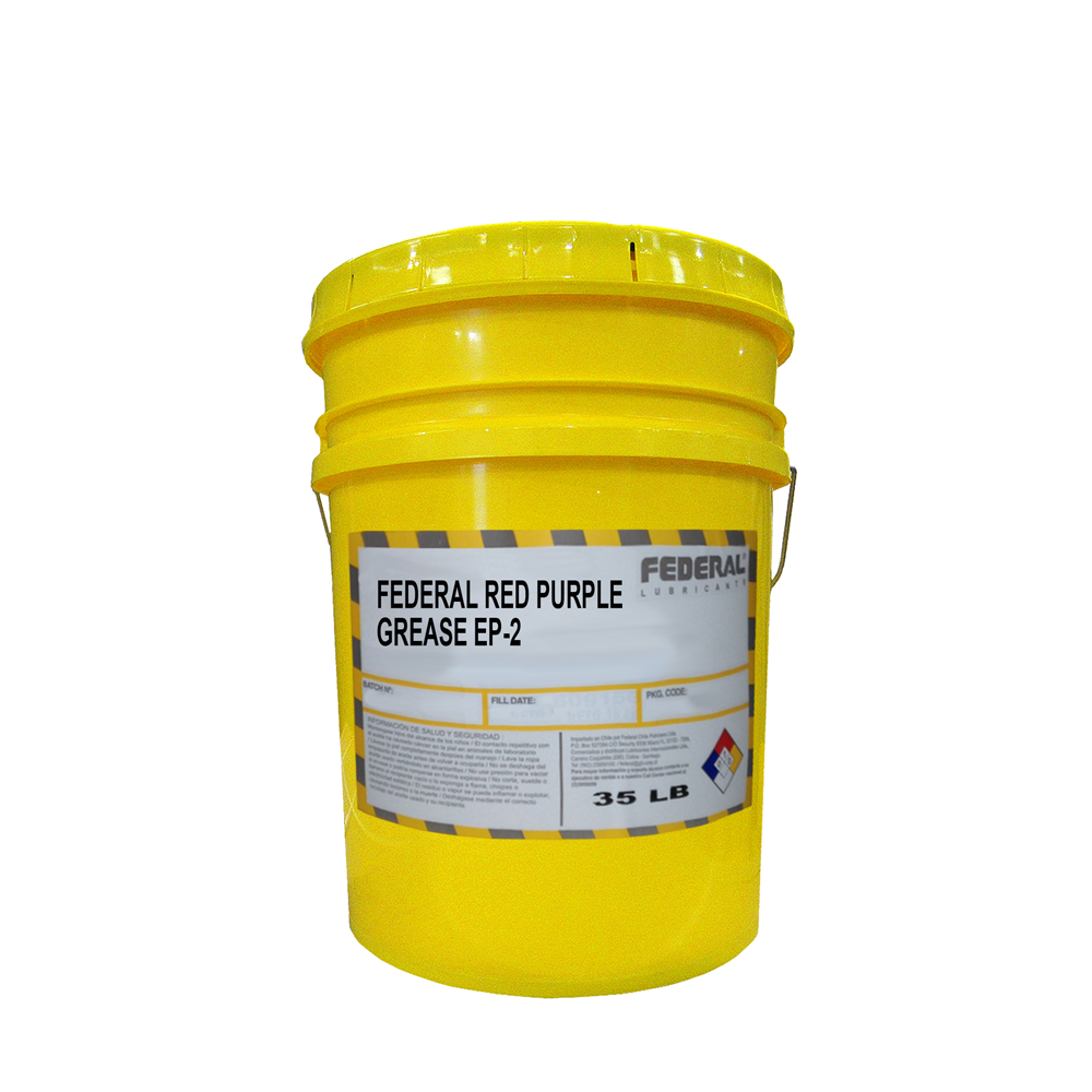 FEDERAL RED PURPLE GREASE EP-2 BALDE 1X16 KG