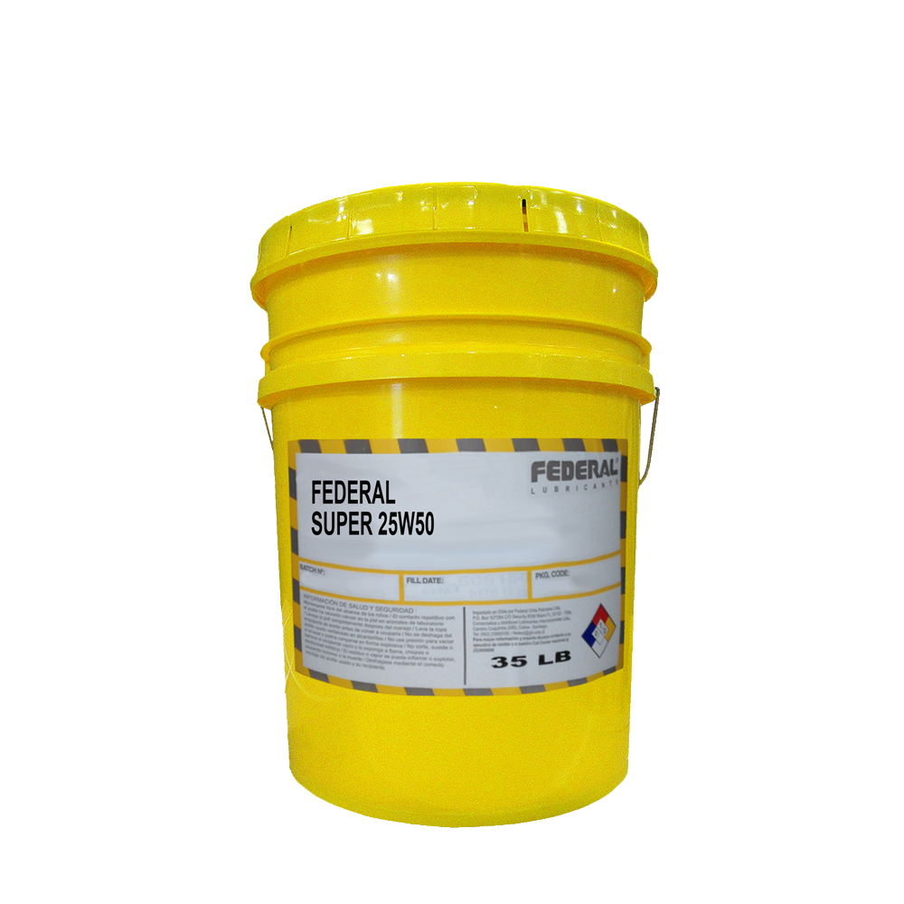 FEDERAL SUPER 25W50 BALDE 1X5 GL