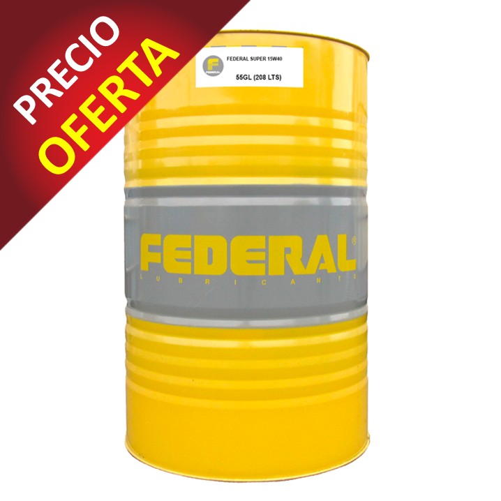 FEDERAL SUPER 15W40 TAMBOR 1X55 GL