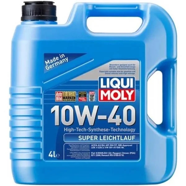 LIQUI MOLY SUPER LEICHTLAUF 10W40 CAJA 4X4 LT