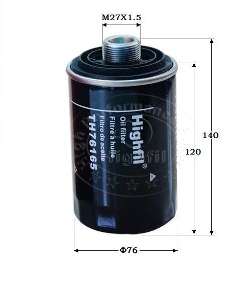 FILTRO HIGHFIL TH76165 (W719/45) 