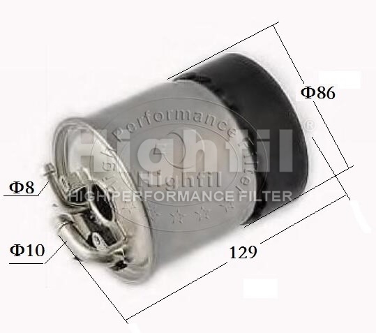 FILTRO HIGHFIL TE8020 (WK842/23X) 