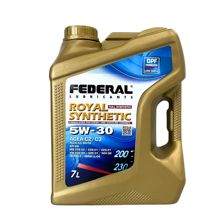 FEDERAL ROYAL SYNTHETIC 5W30 CAJA 2x7L