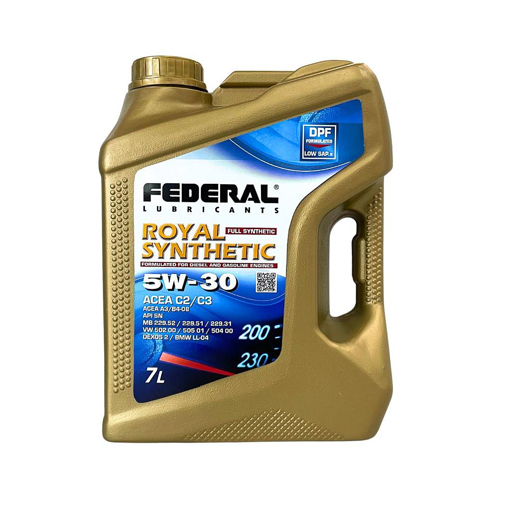 FEDERAL ROYAL SYNTHETIC 5W/30 CAJA 2x7L
