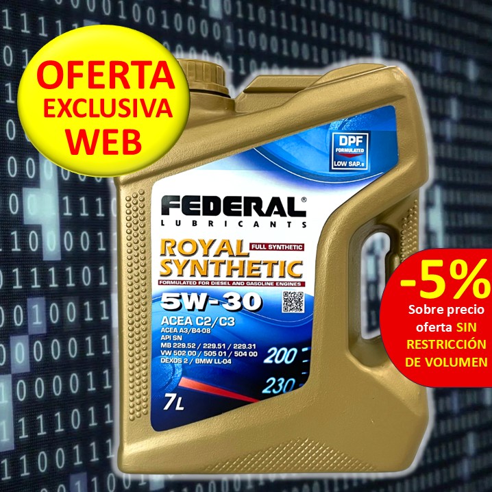 Promo Federal Royal 5w30 (2X7LT)