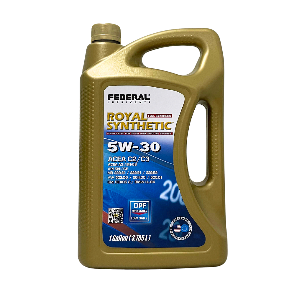 FEDERAL ROYAL SYNTHETIC 5W30 CAJA 3X1 GL