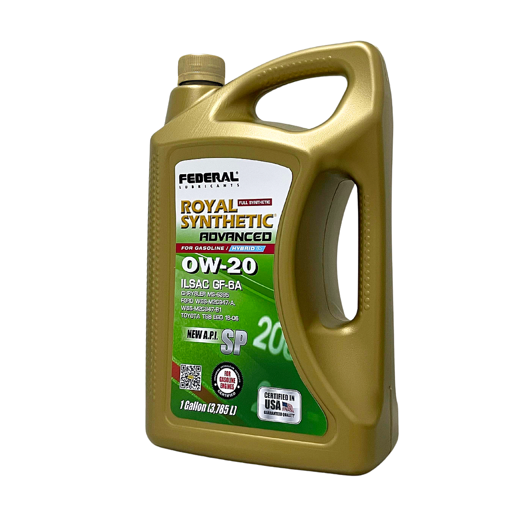 FEDERAL ROYAL SYNTHETIC ADVANCED 0W20 CAJA 3X1 GL