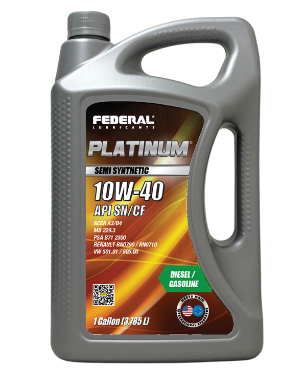 FEDERAL PLATINUM 10W40 DIESEL CAJA 3X1 GL