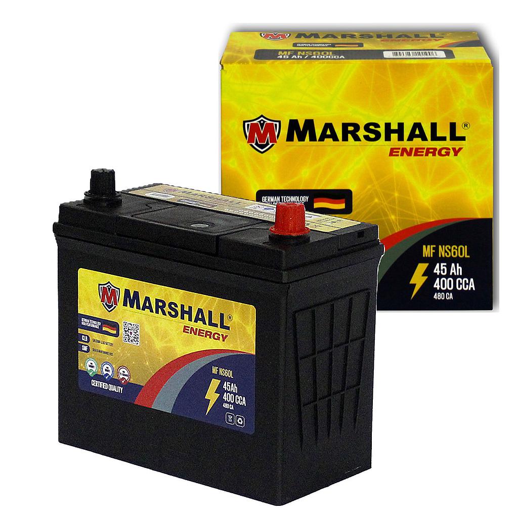 MARSHALL MFNS60L-55B24L CLASE 8, UN2794 - 45 Ah, 430 CCA