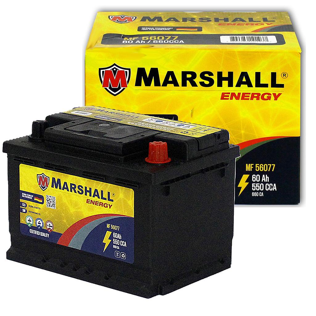 MARSHALL MF56077 CLASE 8, UN2794-60 Ah,550 CCA