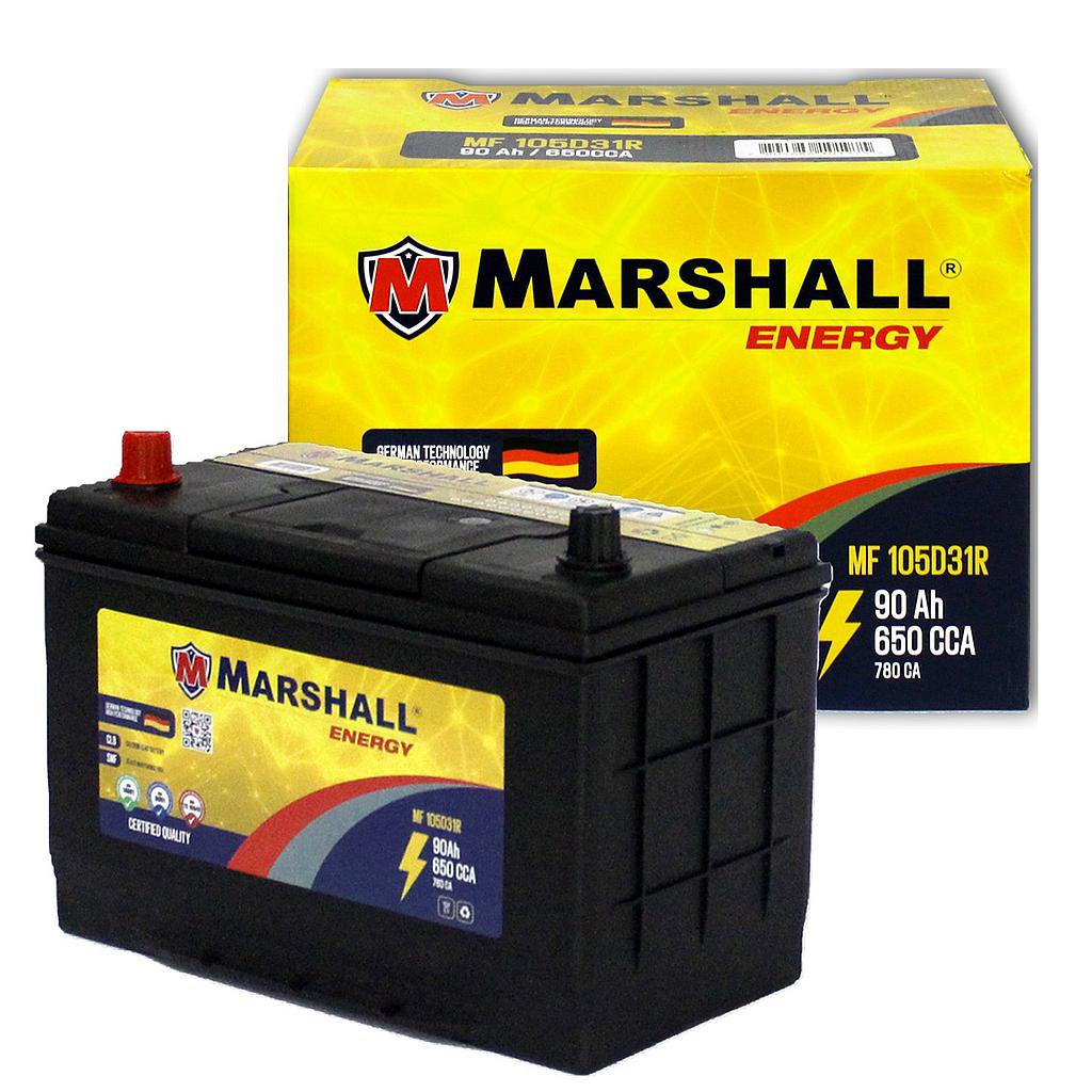 BATERIA MF105D31R CLASE 8, UN 2794 - 90 Ah, 650 CCA