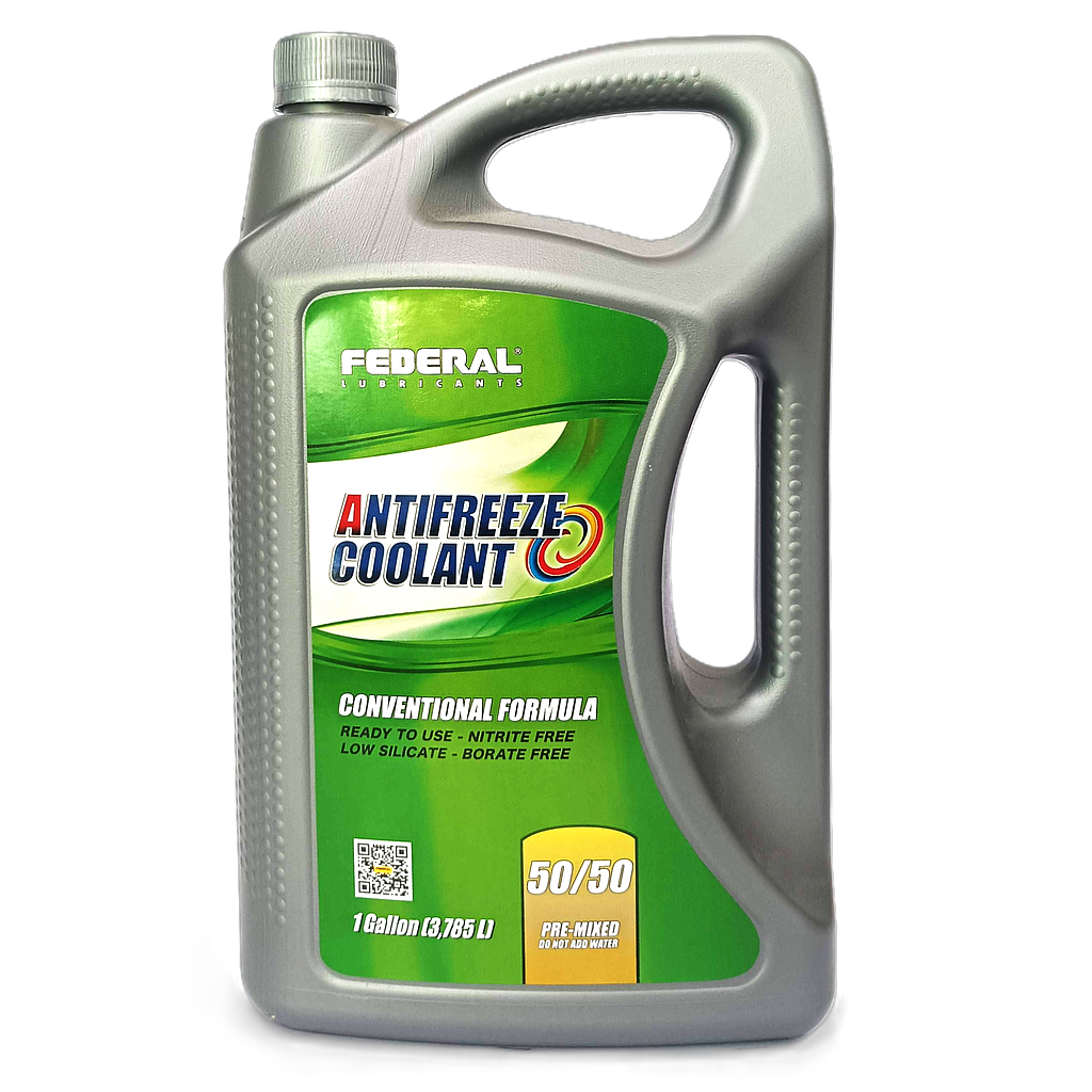FEDERAL AUTOMOTIVE COOLANT ANTIFREEZE 50/50 CAJA 3X1 GL