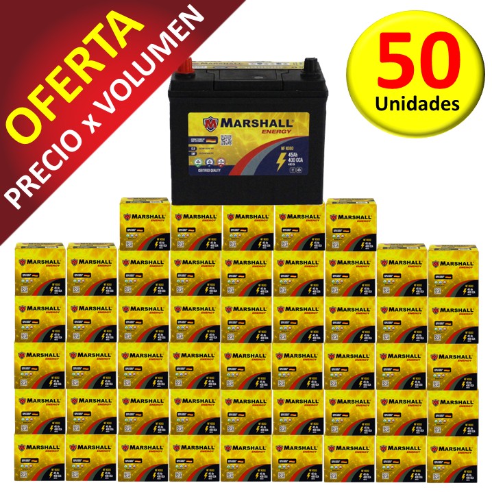 PROMOx50 BAT. MFNS60 CLASE 8,UN 2794 / 45 Ah 400 CCA