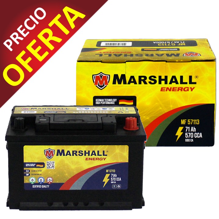 PROMO BATERIA MF57113 CLASE 8, UN 2794 - 71 Ah, 570 CCA