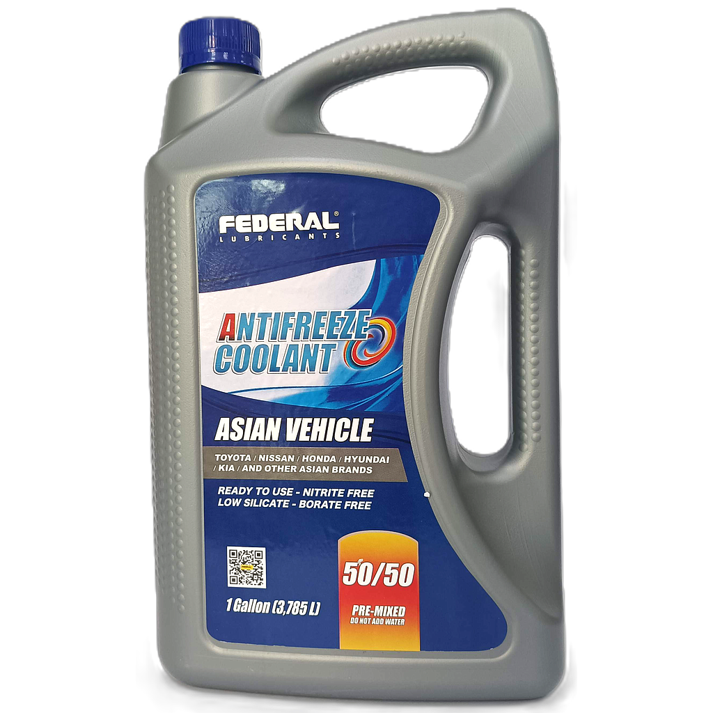 FEDERAL ANTIFREEZE COOLANT BLUE FORMULA 50/50 CAJA 3X1 GL