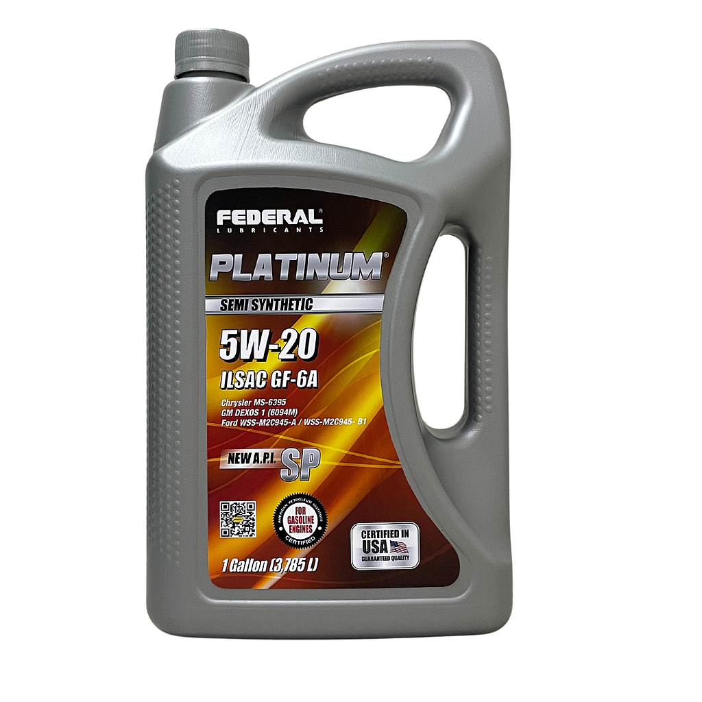  FEDERAL PLATINUM 5W20 SP CAJA 3X1 GL