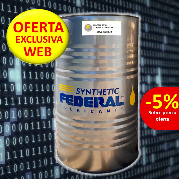 Promo Tambor Federal Royal 5w30 