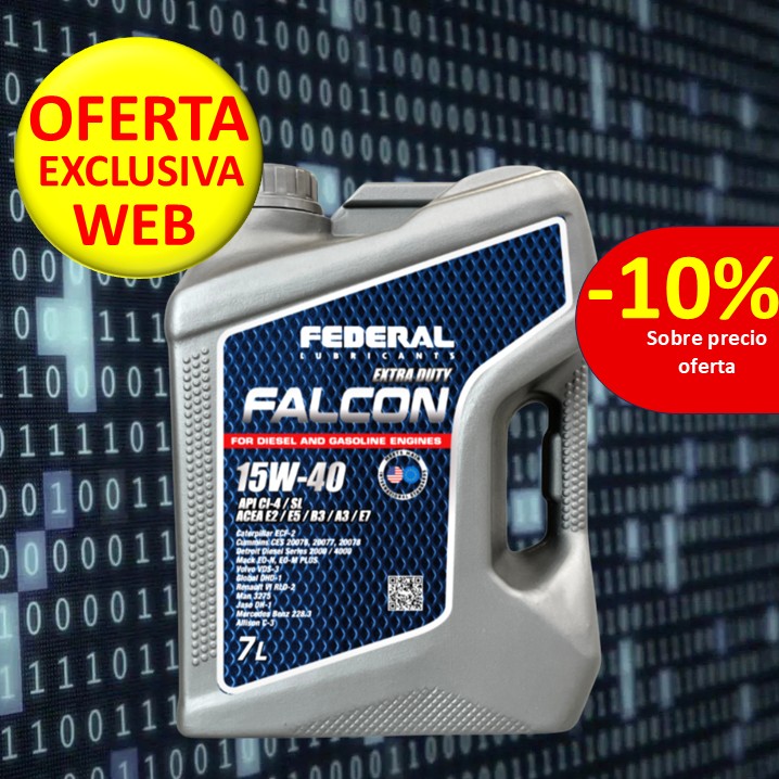 FEDERAL FALCON HD 15W40 CI-4 CAJA 2X7 LT