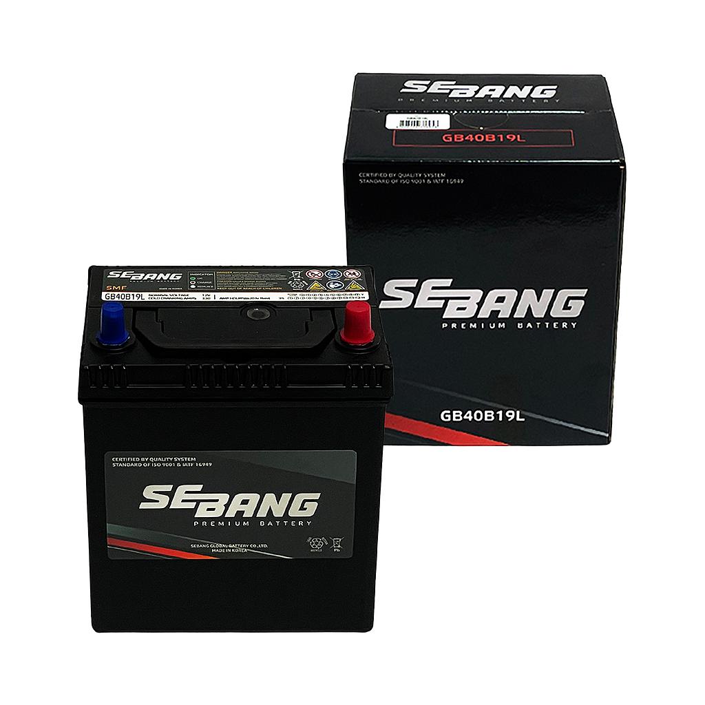 SEBANG GB40B19L CLASE 8 UN2794-35 Ah 330 CCA