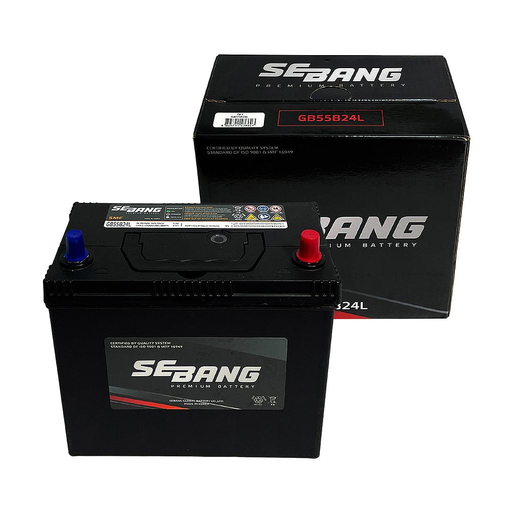 SEBANG GB55B24L CLASE 8 UN2794-45Ah 430CCA